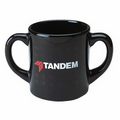 10 Oz. Matte/ Gloss Double Handle Mug